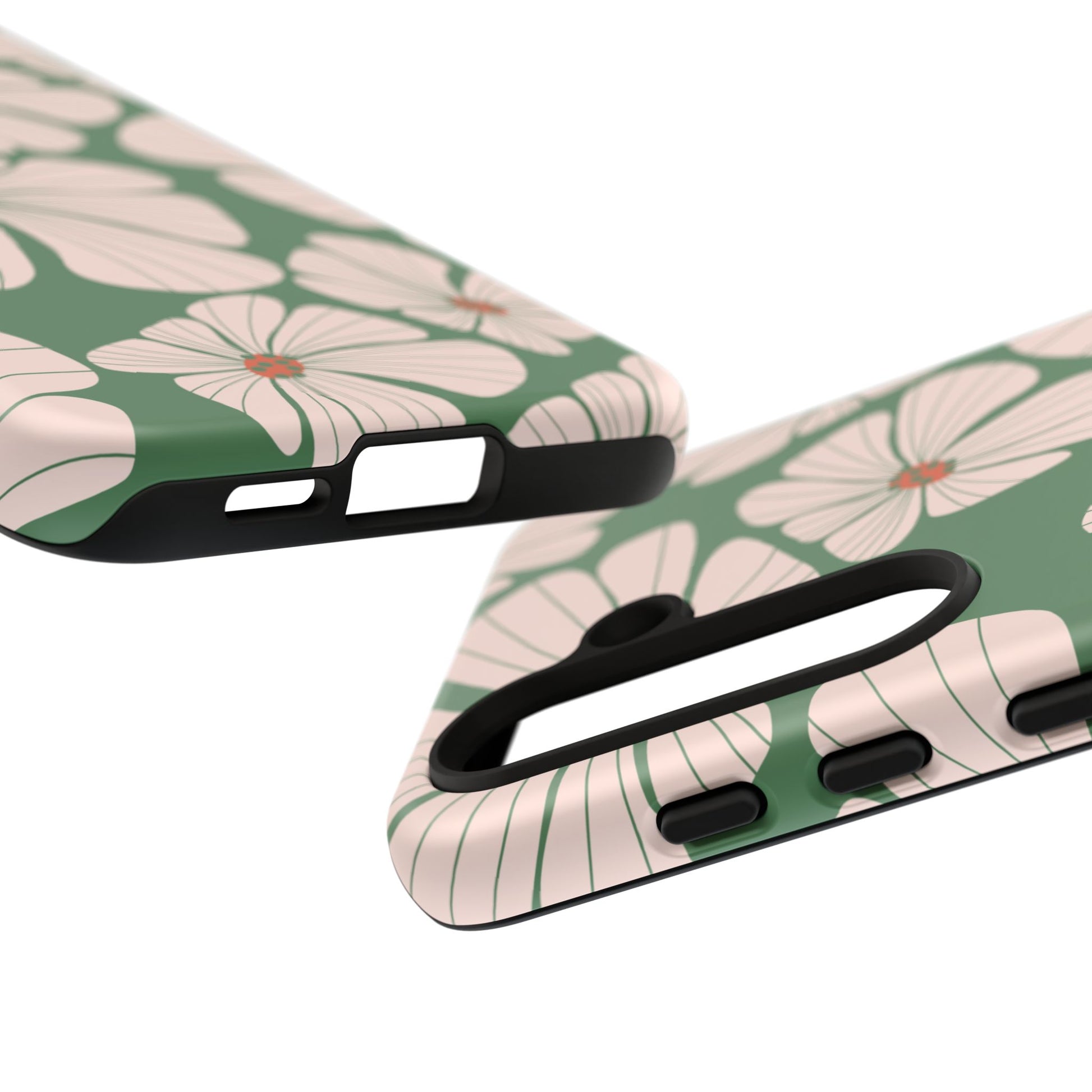 Retro Floral Abstract Phone Case – Vintage 70s & 80s Aesthetic for iPhone & Samsung - JGUS