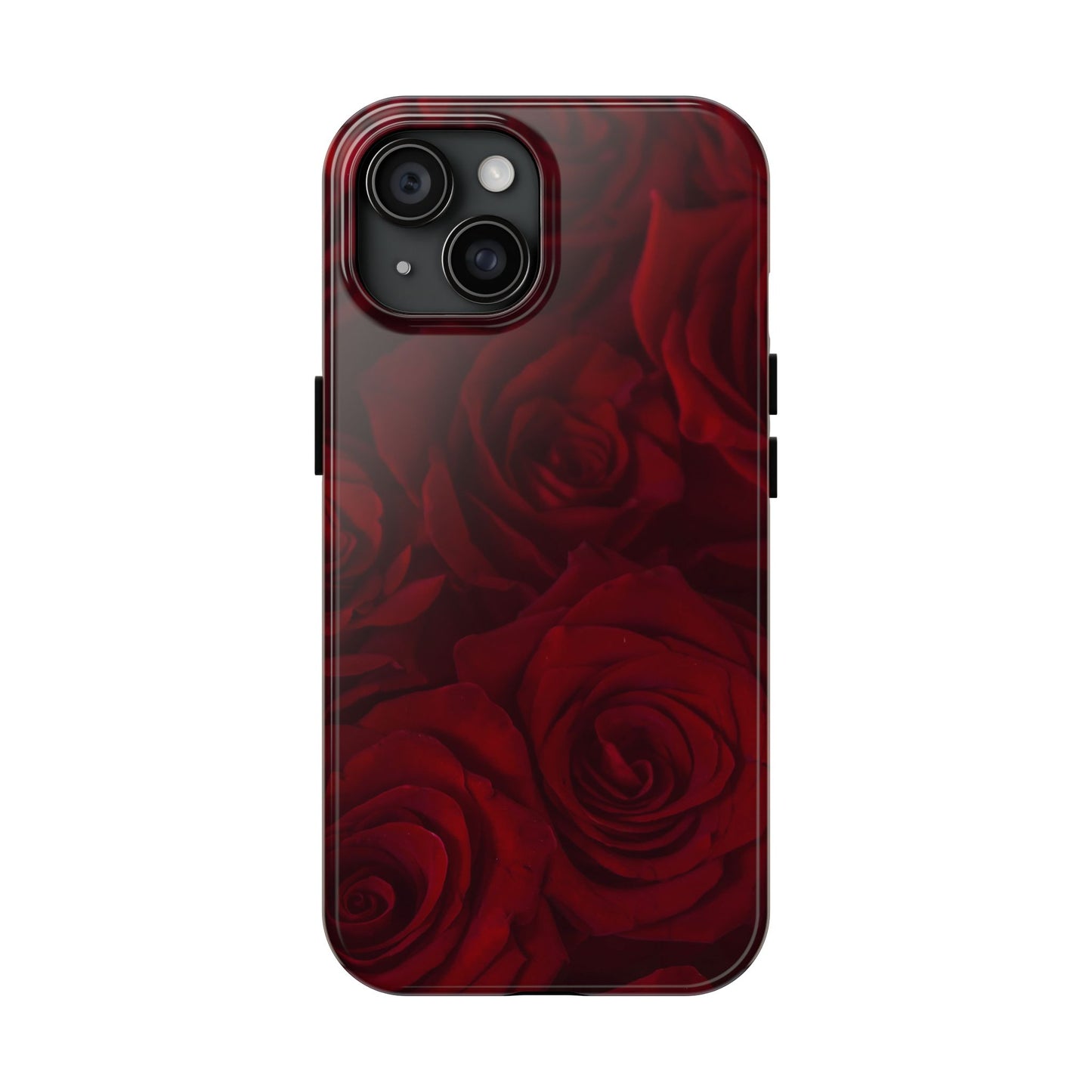 Velvet Rose - Burgundy Floral Phone Case