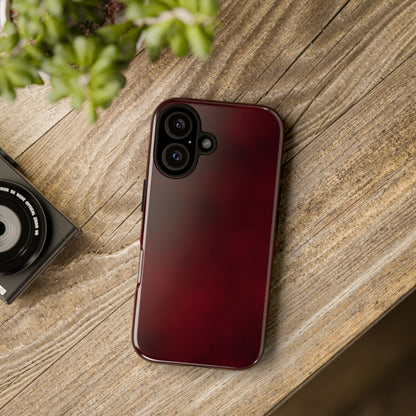 Vintage Burgundy Cherry Phone Case – Elegant Floral Design for iPhone 17 & Samsung Galaxy | Tough Protective Cover - JGUS