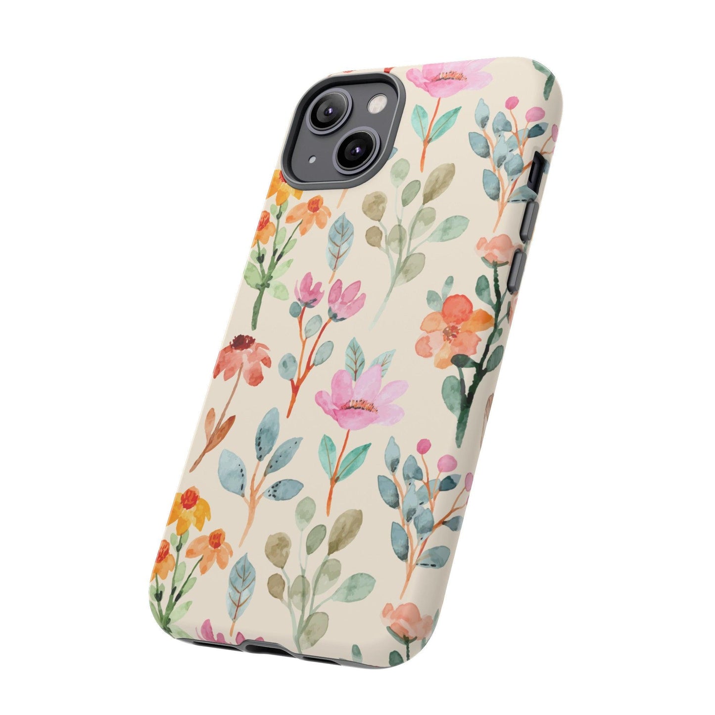 Petal Splash Watercolor Symphony Phone Case