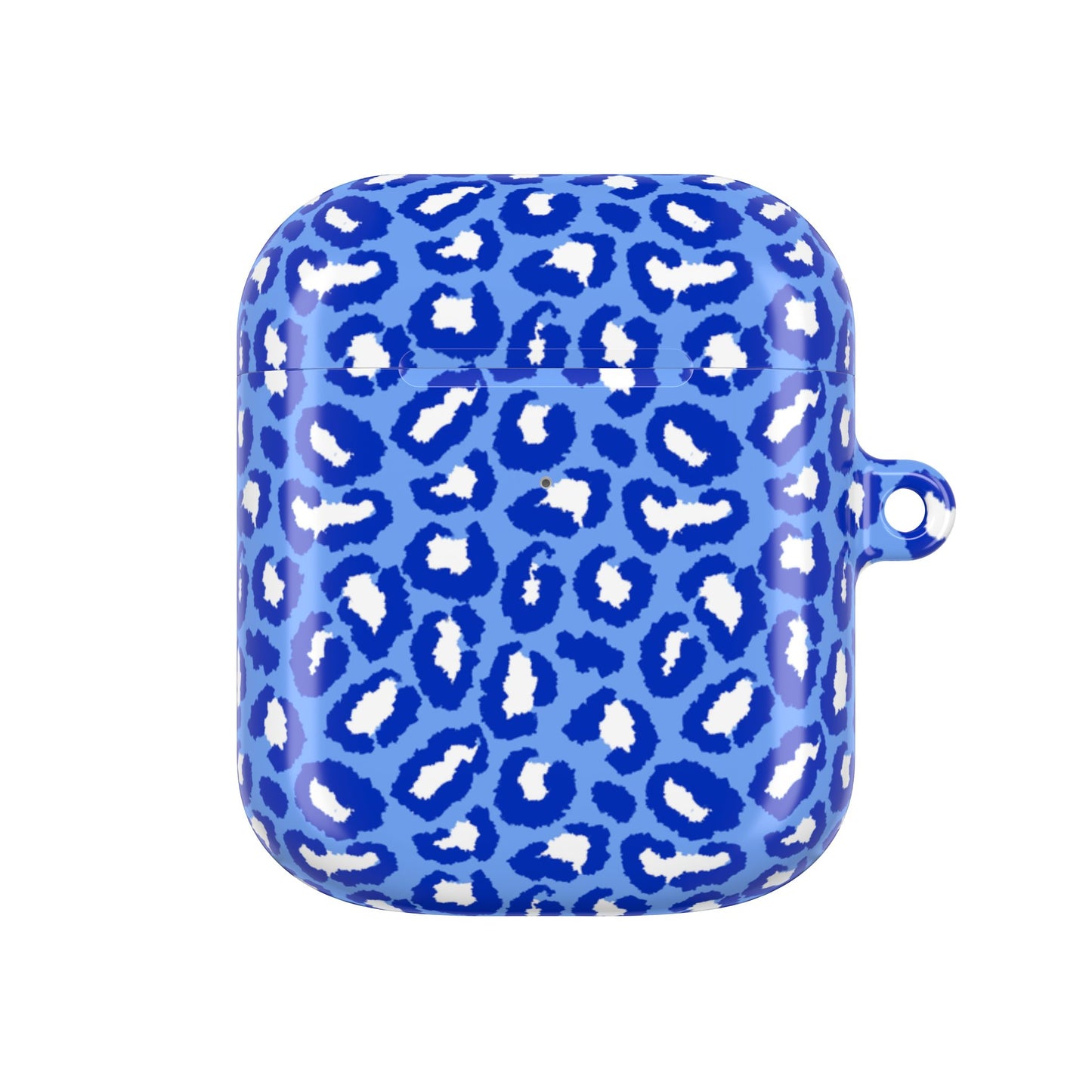 Leopard Vibes - Blue Edition Shockproof & Scratch-Resistant AirPods Case – Wireless Charging Compatible
