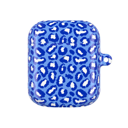 Leopard Vibes - Blue Edition Shockproof & Scratch-Resistant AirPods Case – Wireless Charging Compatible