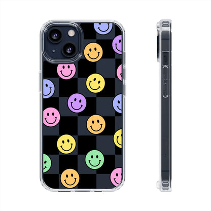 Happy Vibes Clear Phone Case