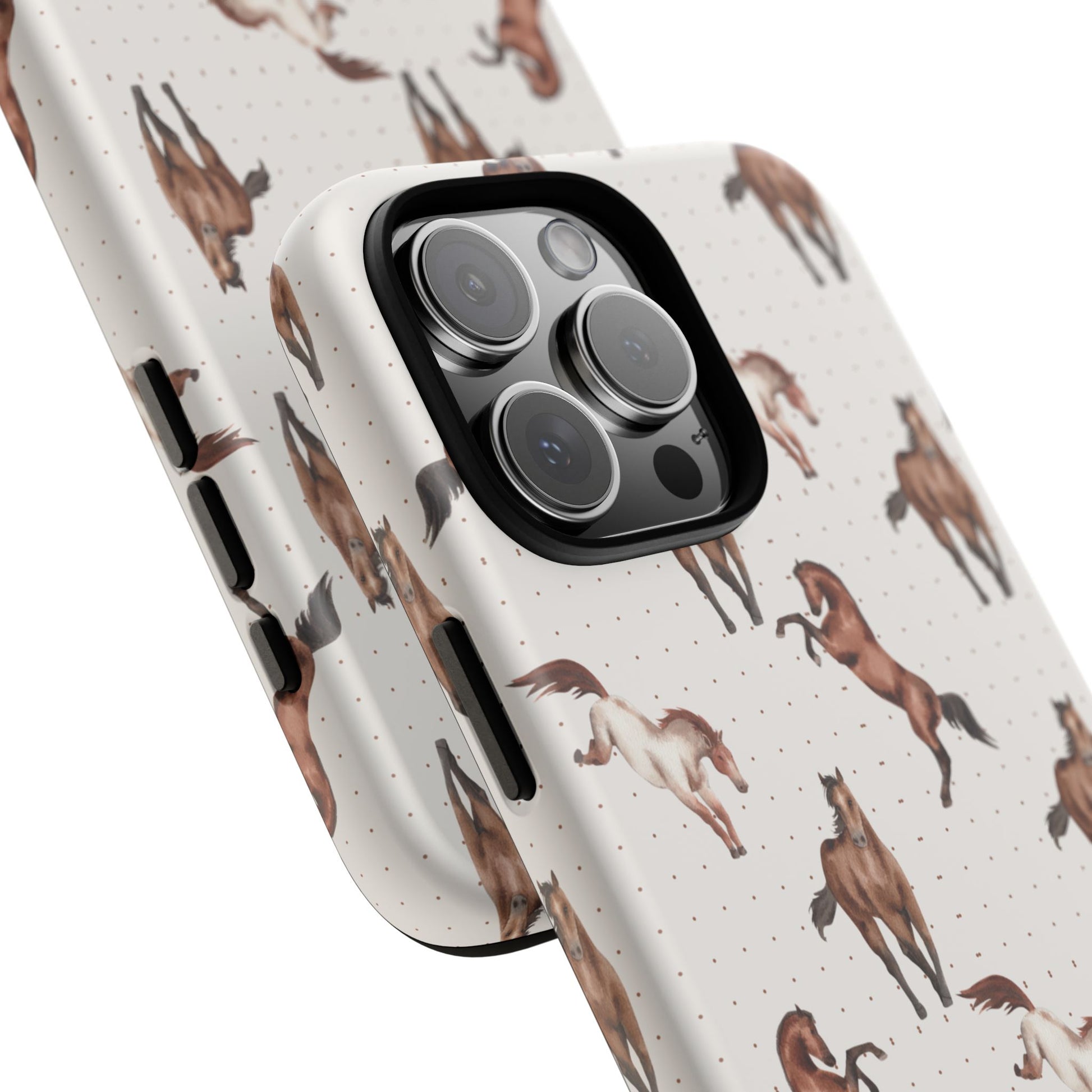 Wild Mustang Horse Pattern Phone Case – Stylish, Protective & Eco-Friendly - JGUS