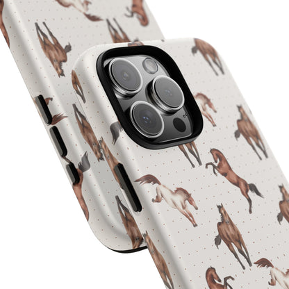 Wild Mustang Horse Pattern Phone Case – Stylish, Protective & Eco-Friendly - JGUS