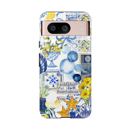 Lemon summertime collage Phone Case