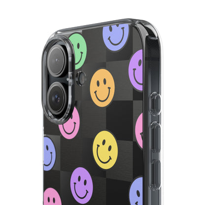 Happy Vibes Clear Phone Case