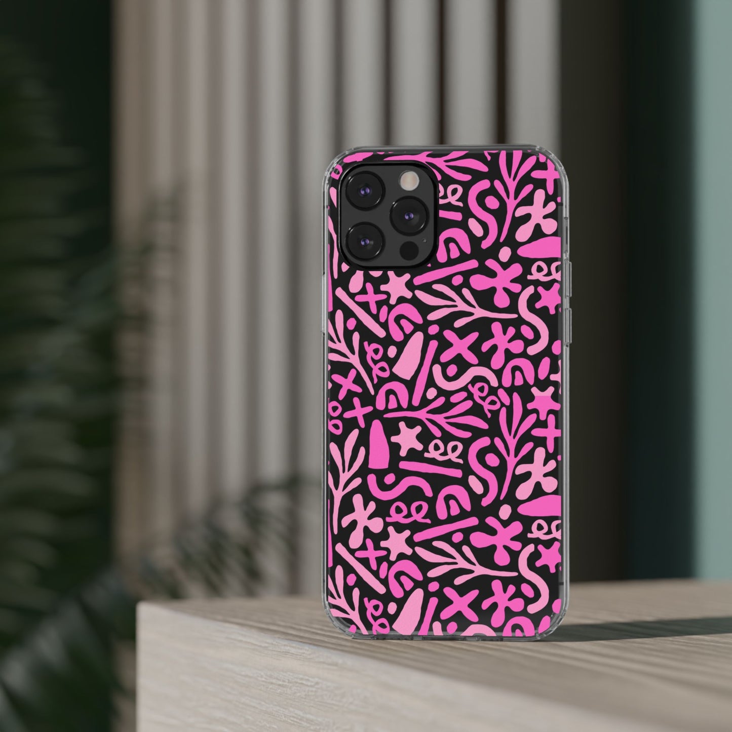 Abstract Vibes Clear Phone Case