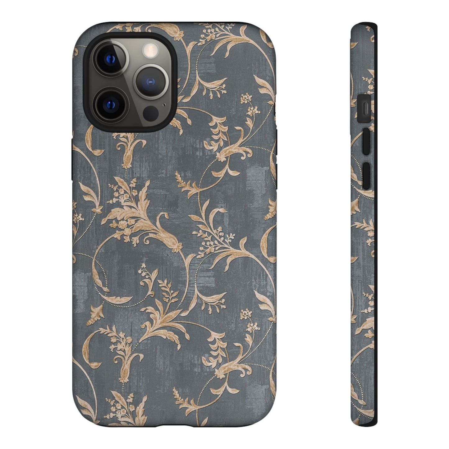 Old-Fashioned Flower Phone Case – Aesthetic Protective Cover for iPhone & Samsung - JGUS