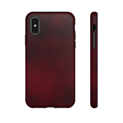 Vintage Burgundy Cherry Phone Case – Elegant Floral Design for iPhone 17 & Samsung Galaxy | Tough Protective Cover - JGUS