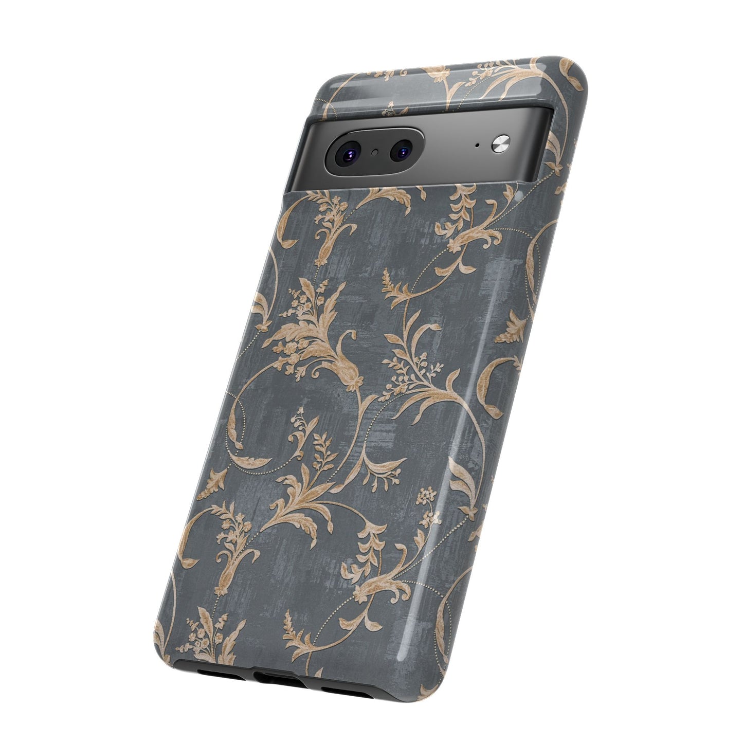 Old-Fashioned Flower Phone Case – Aesthetic Protective Cover for iPhone & Samsung - JGUS
