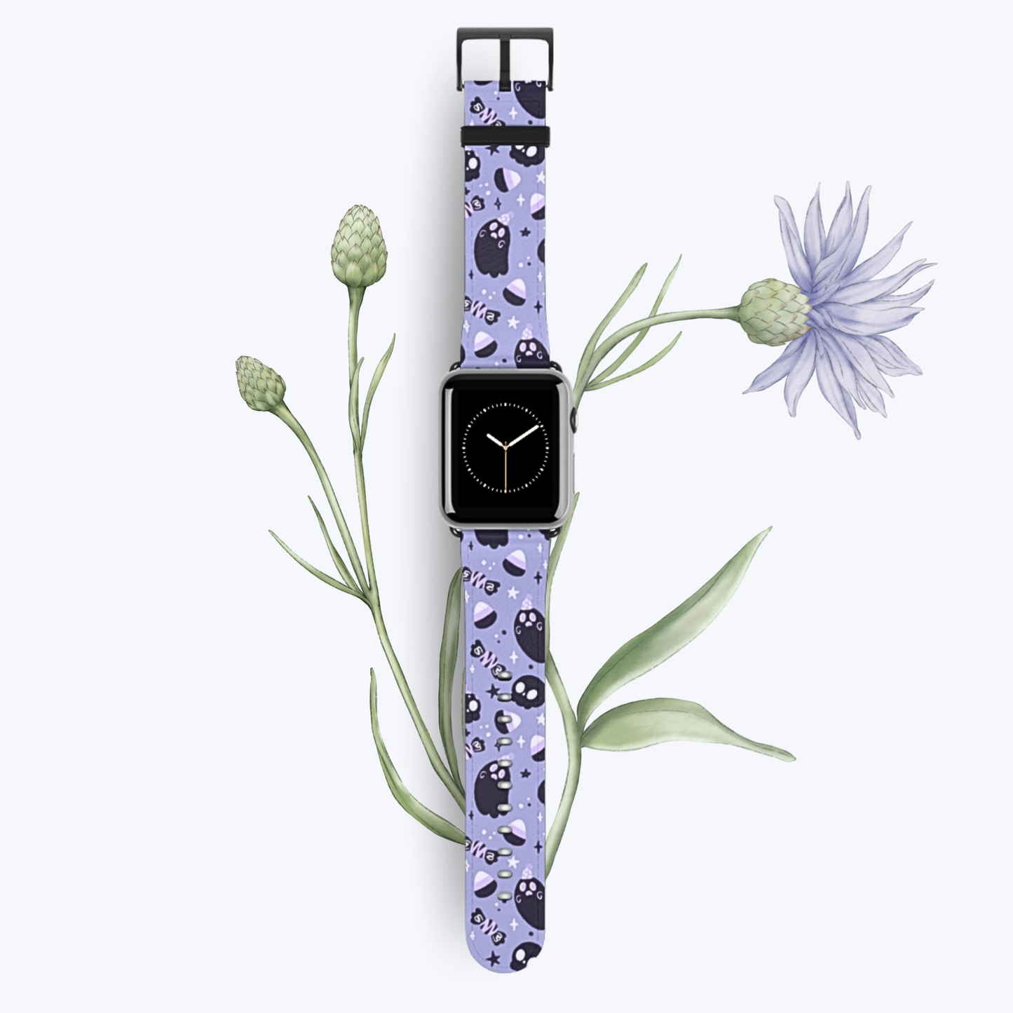 Spooky Seamless Apple Watch Band