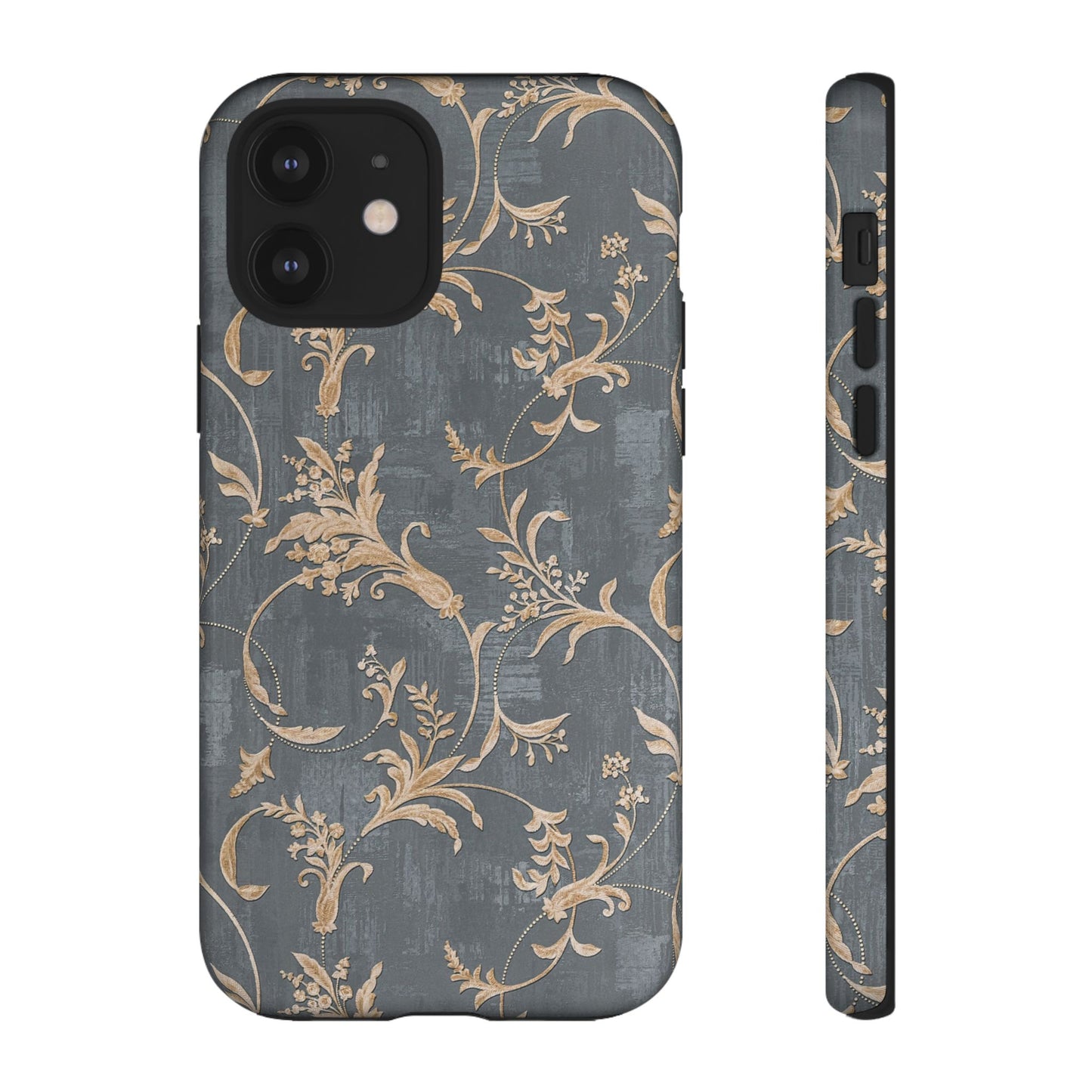 Old-Fashioned Flower Phone Case – Aesthetic Protective Cover for iPhone & Samsung - JGUS