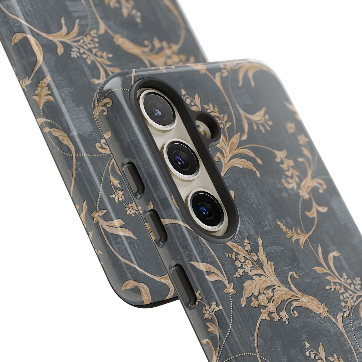 Old-Fashioned Flower Phone Case – Aesthetic Protective Cover for iPhone & Samsung - JGUS