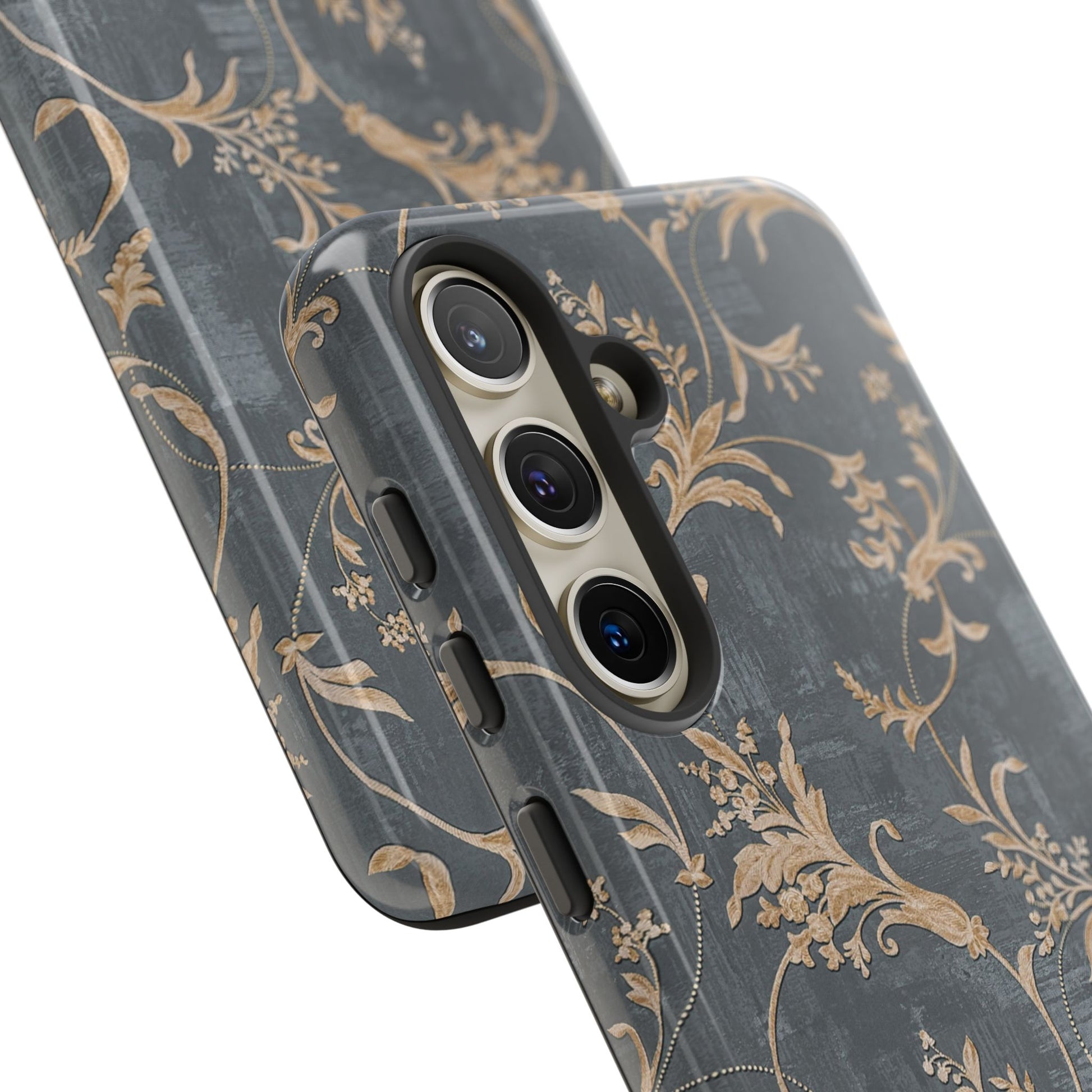 Old-Fashioned Flower Phone Case – Aesthetic Protective Cover for iPhone & Samsung - JGUS