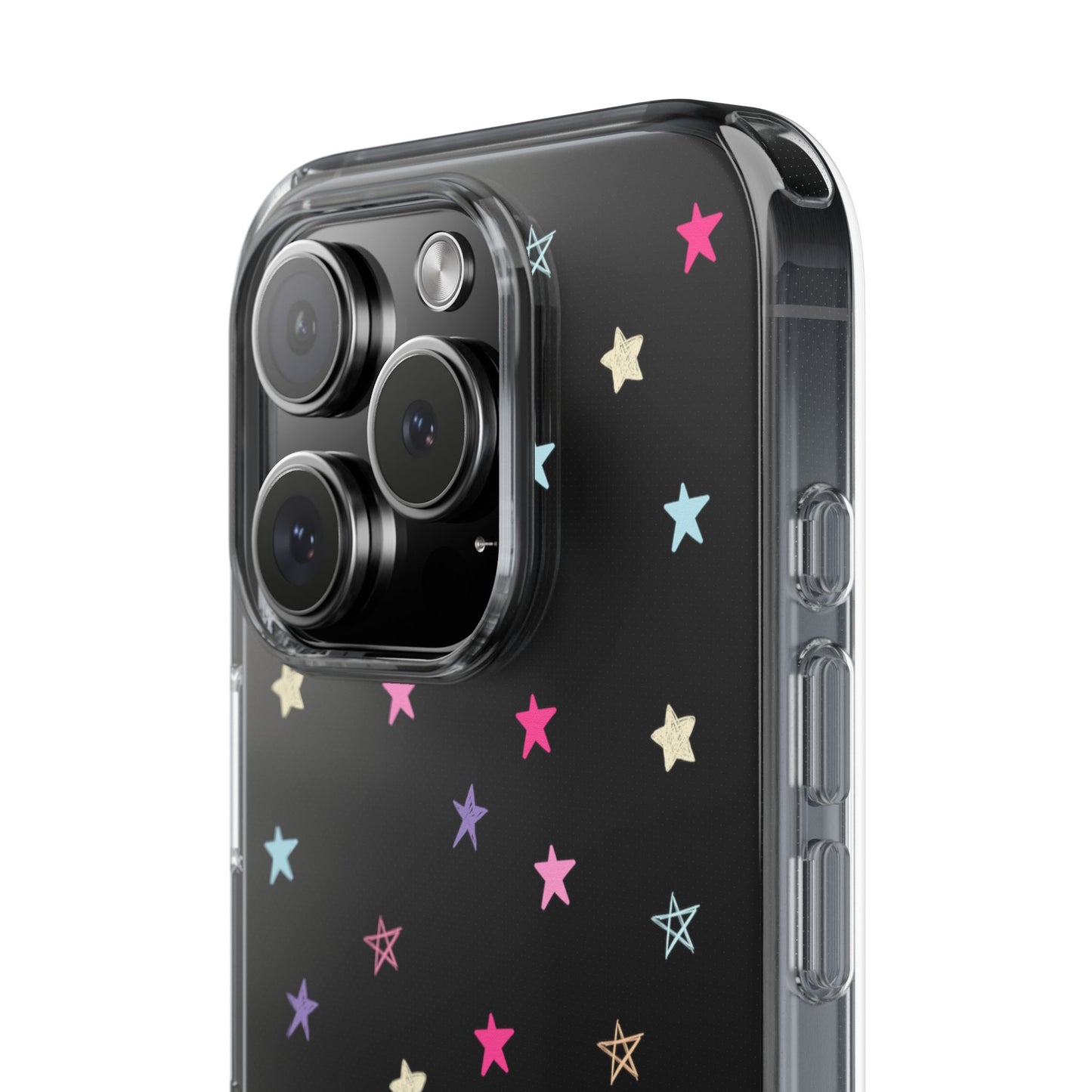 Star Pattern Clear Phone Case – Stylish & Durable Protection for Your Phone