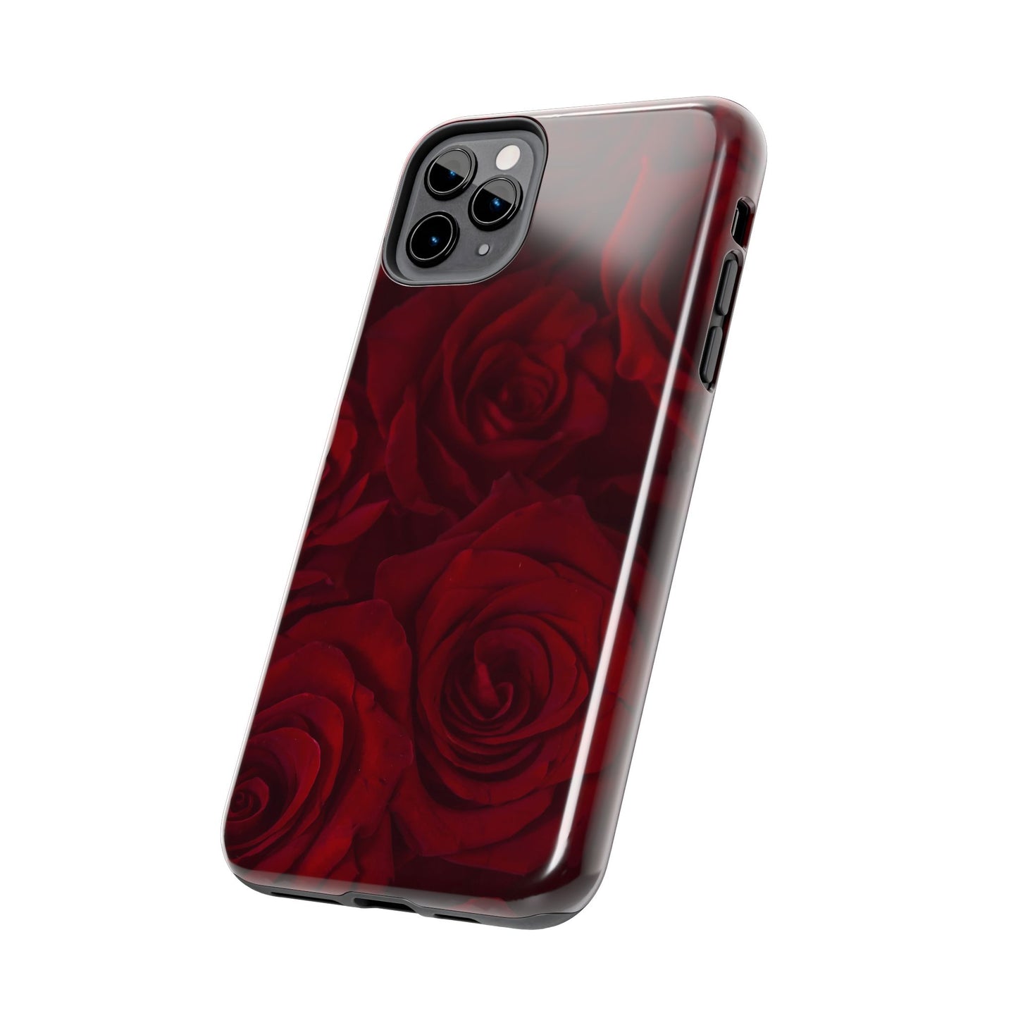 Velvet Rose - Burgundy Floral Phone Case