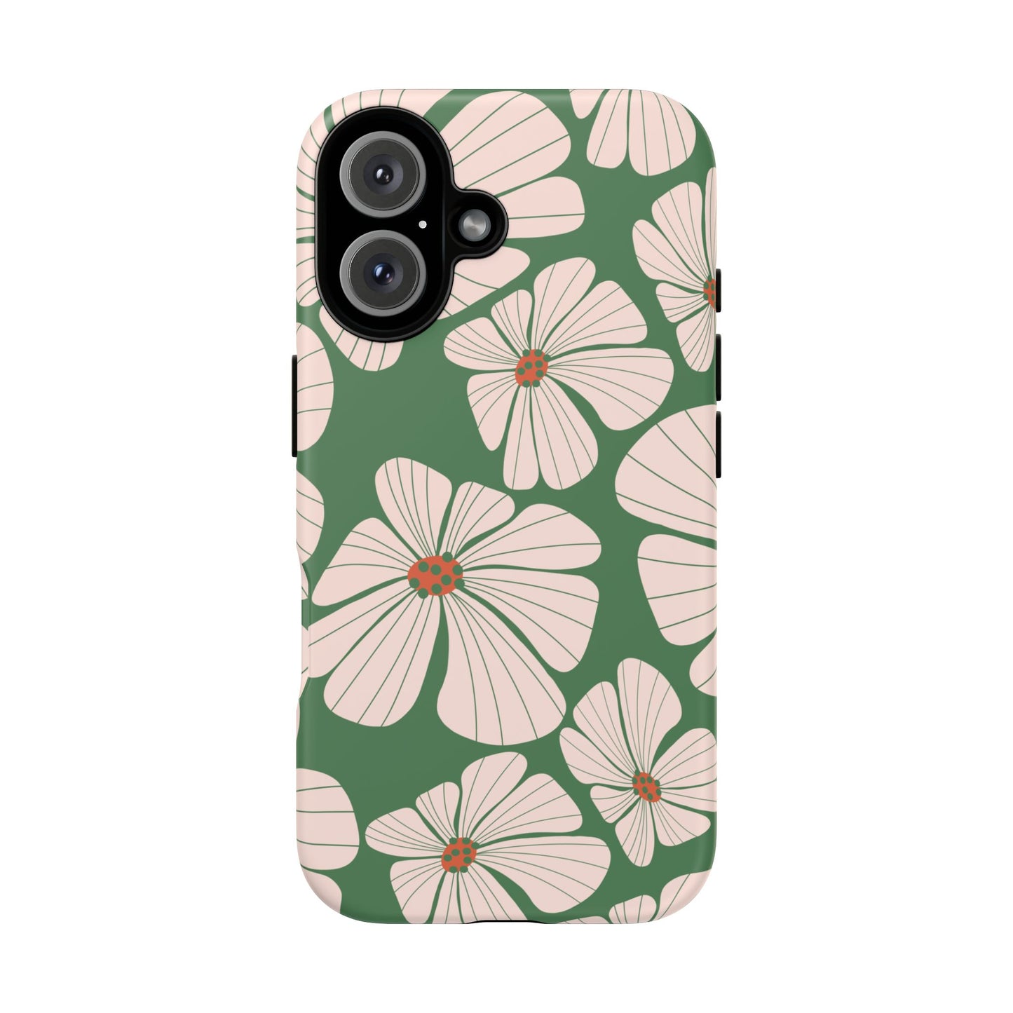 Retro Floral Abstract Phone Case – Vintage 70s & 80s Aesthetic for iPhone & Samsung - JGUS