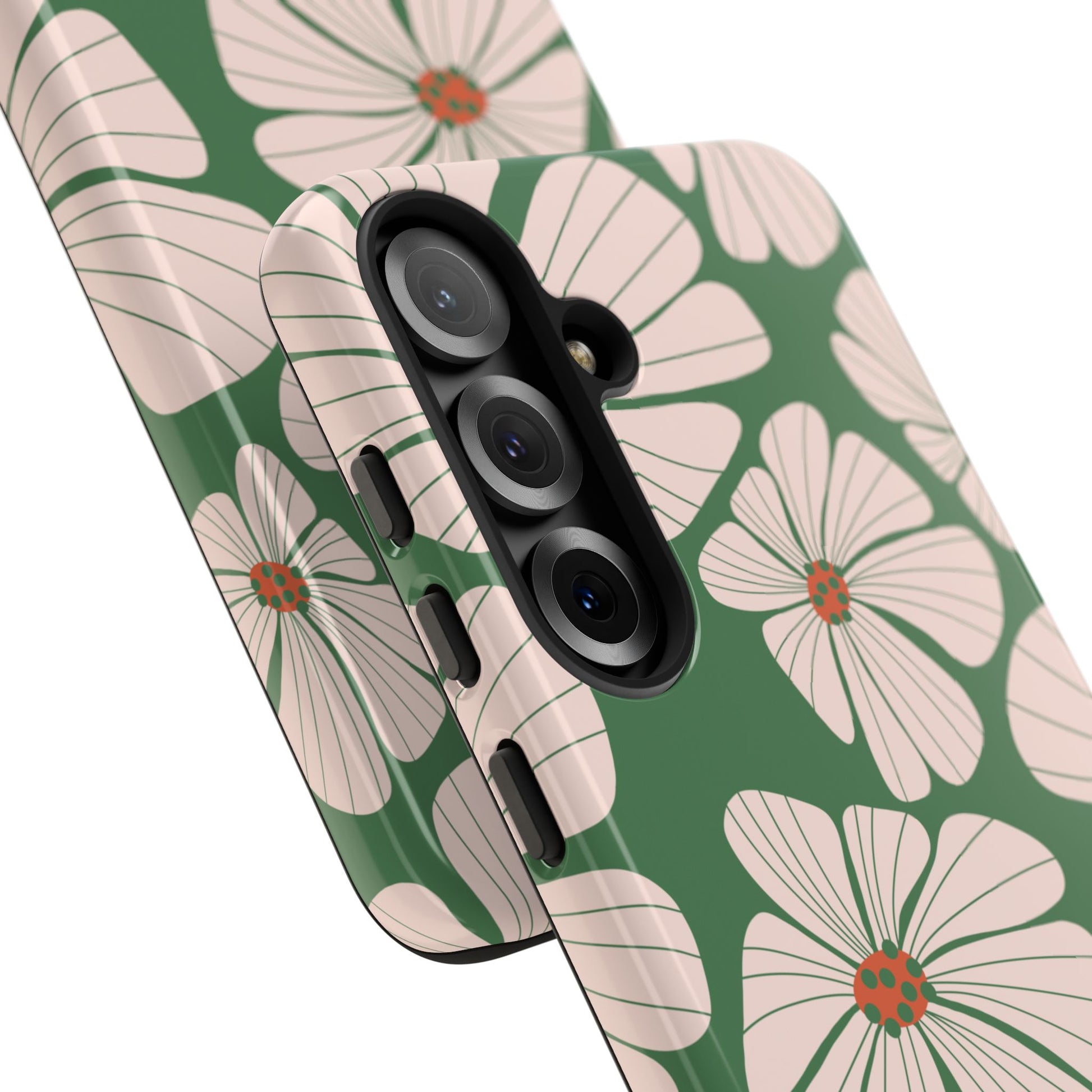 Retro Floral Abstract Phone Case – Vintage 70s & 80s Aesthetic for iPhone & Samsung - JGUS