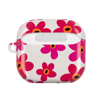 Abstract Florals Shockproof & Scratch-Resistant AirPods Case – Wireless Charging Compatible