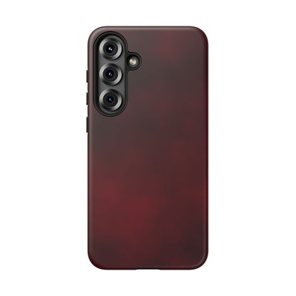 Vintage Burgundy Cherry Phone Case – Elegant Floral Design for iPhone 17 & Samsung Galaxy | Tough Protective Cover - JGUS