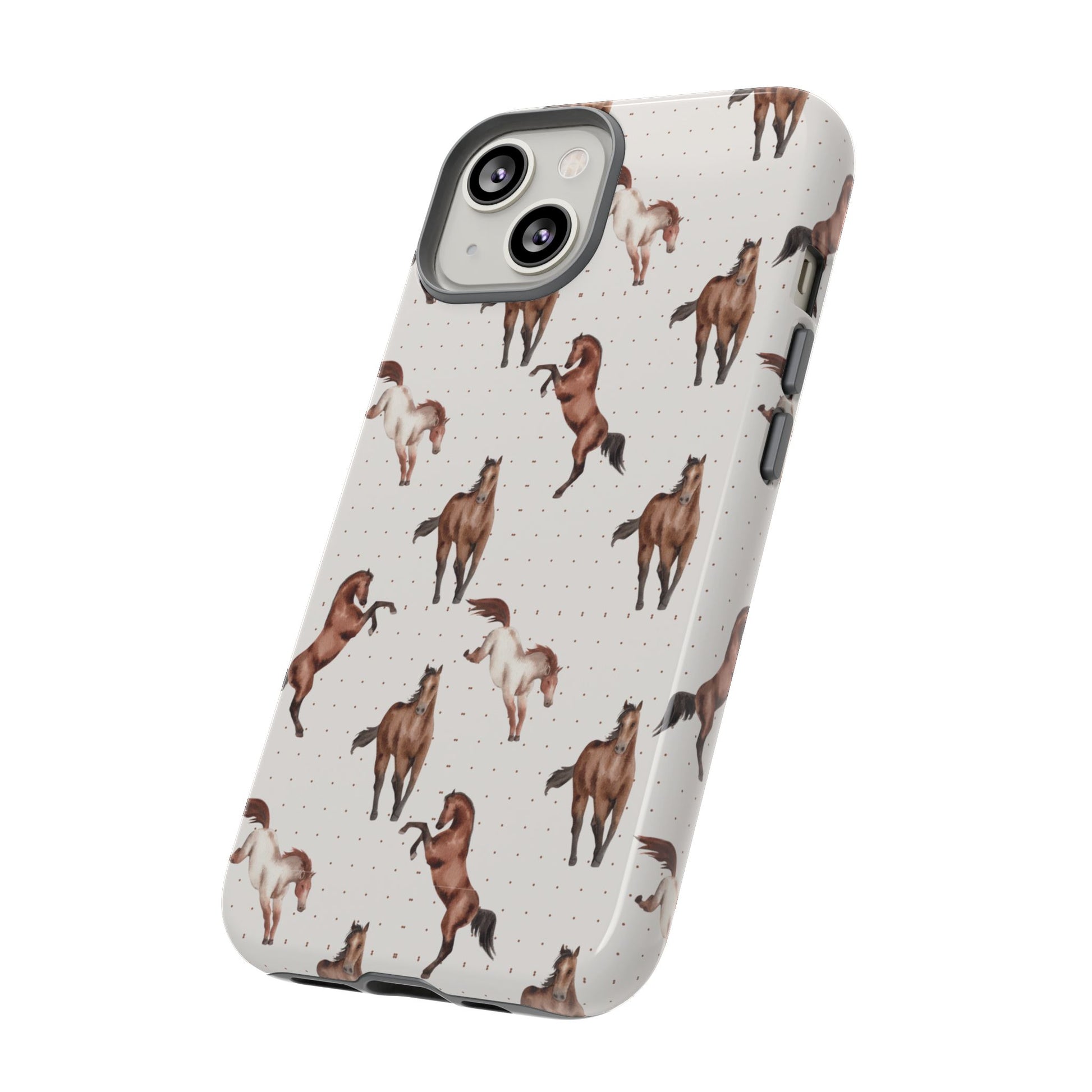 Wild Mustang Horse Pattern Phone Case – Stylish, Protective & Eco-Friendly - JGUS