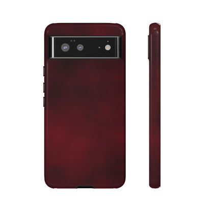 Vintage Burgundy Cherry Phone Case – Elegant Floral Design for iPhone 17 & Samsung Galaxy | Tough Protective Cover - JGUS