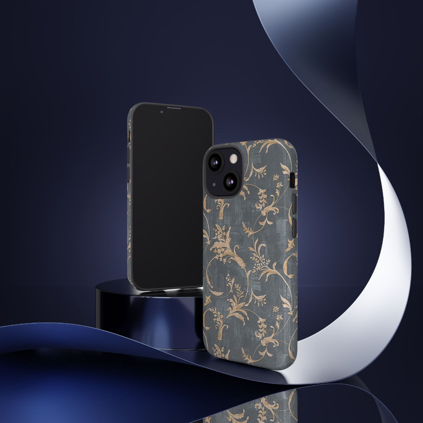 Old-Fashioned Flower Phone Case – Aesthetic Protective Cover for iPhone & Samsung - JGUS