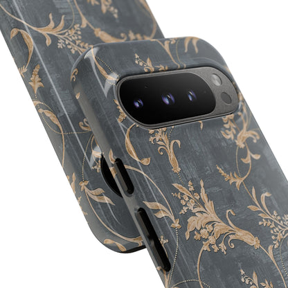 Old-Fashioned Flower Phone Case – Aesthetic Protective Cover for iPhone & Samsung - JGUS