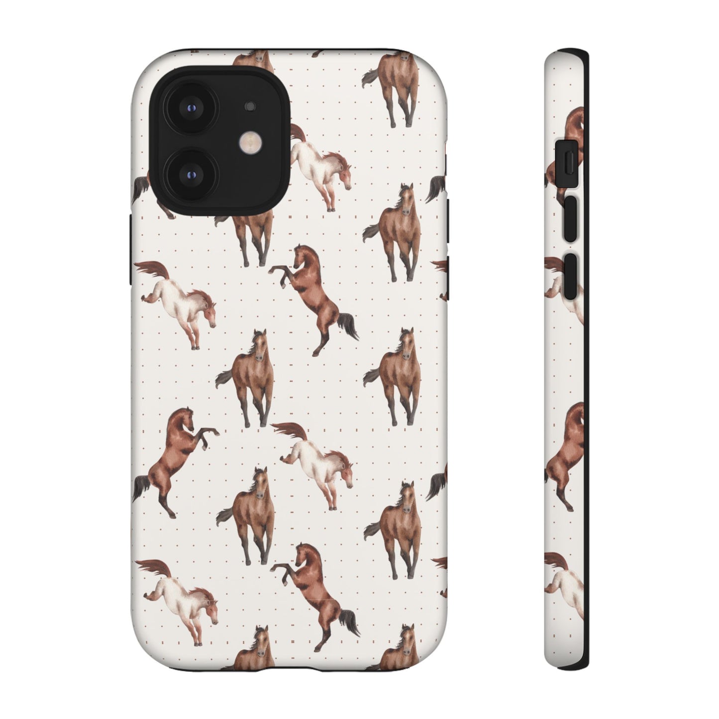 Wild Mustang Horse Pattern Phone Case – Stylish, Protective & Eco-Friendly - JGUS