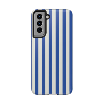 Blue White Striped Phone Case