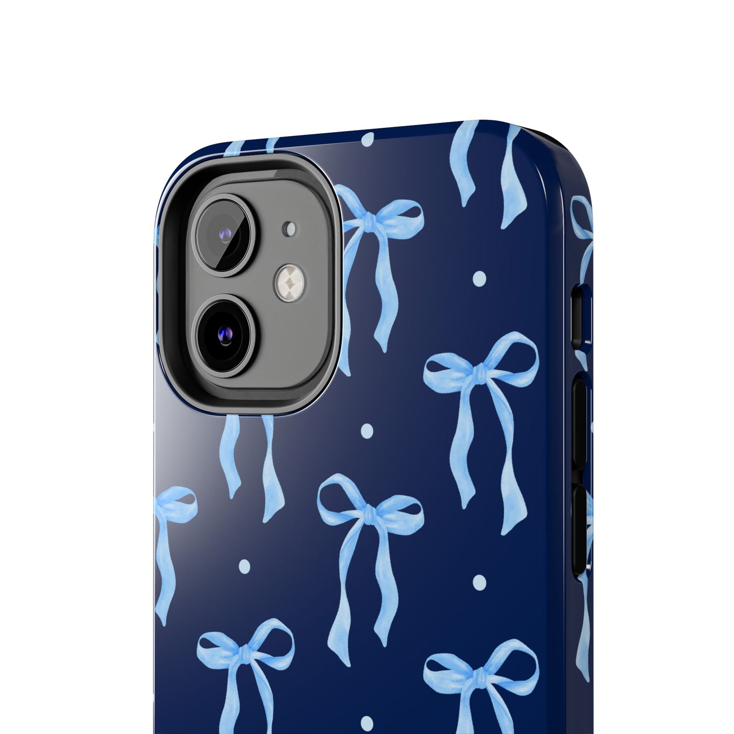 Bows and Blues Phone Case – Cute & Durable Bow Print Case for iPhone & Samsung