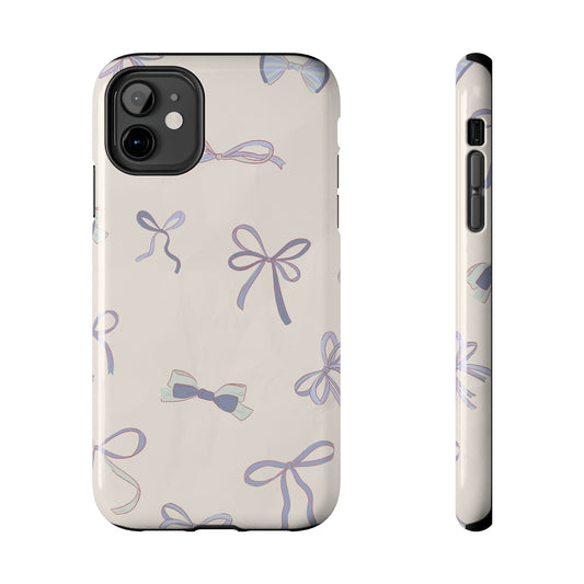 Coquette Pattern Ribbon bow Phone Case iPhone