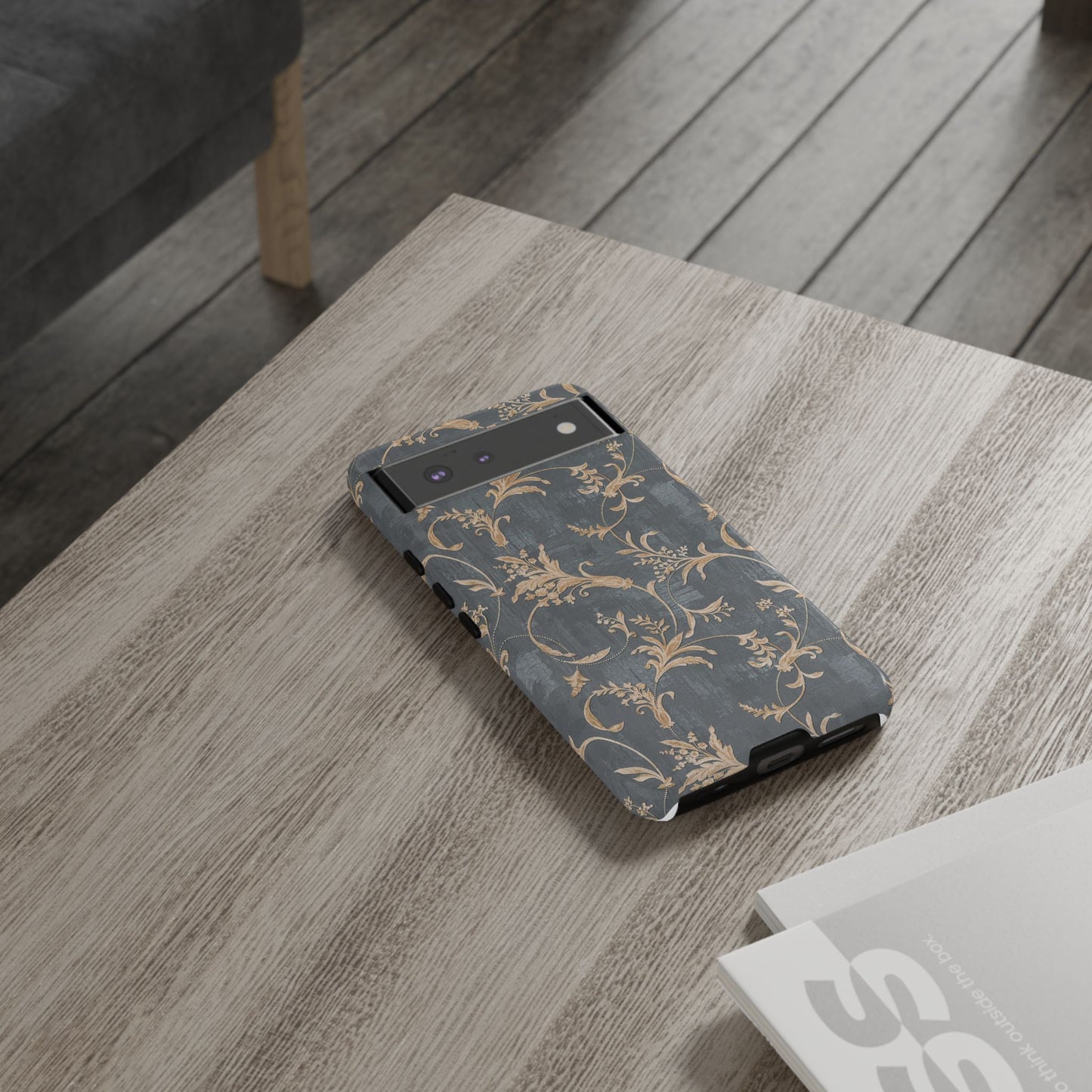 Old-Fashioned Flower Phone Case – Aesthetic Protective Cover for iPhone & Samsung - JGUS