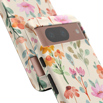 Petal Splash Watercolor Symphony Phone Case