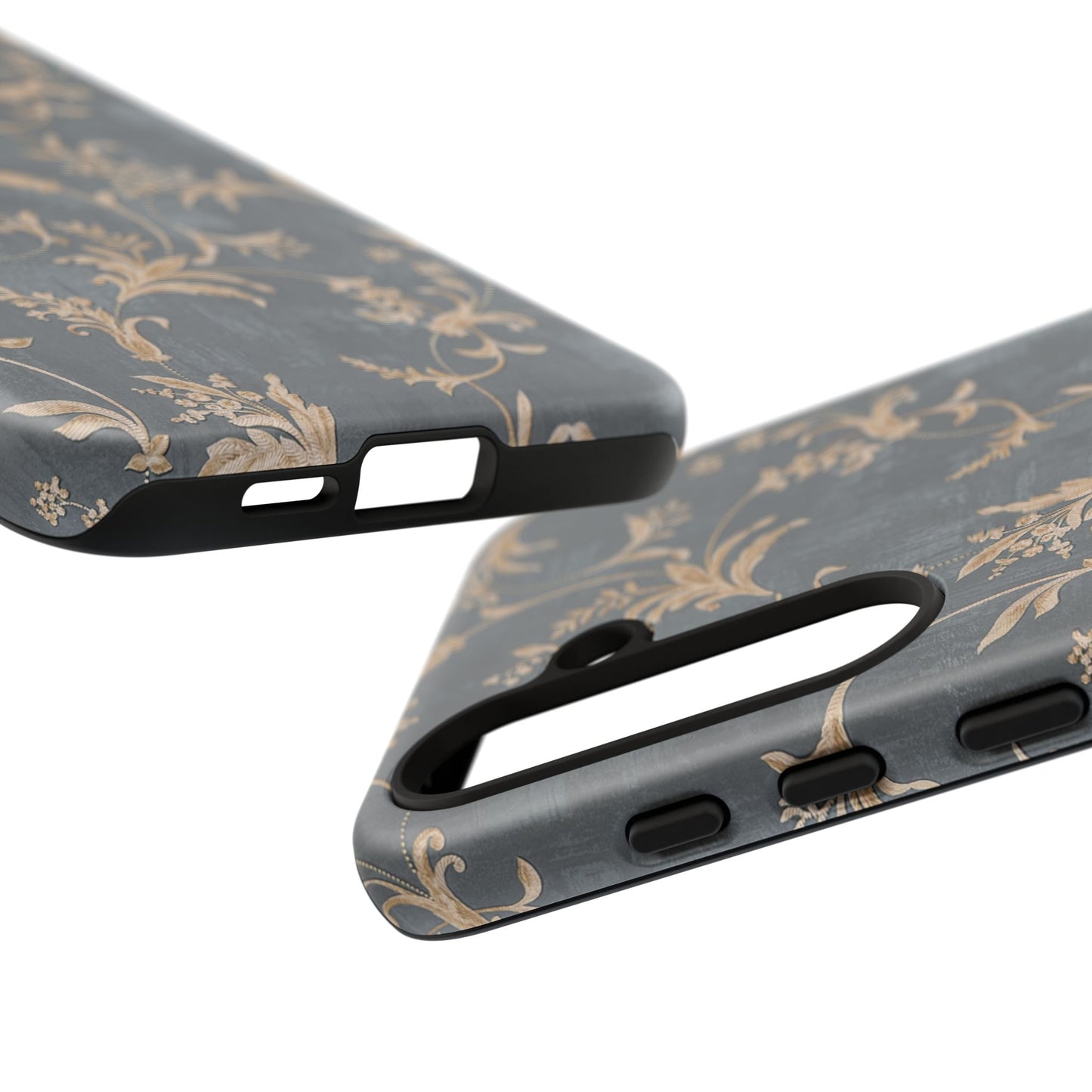 Old-Fashioned Flower Phone Case – Aesthetic Protective Cover for iPhone & Samsung - JGUS
