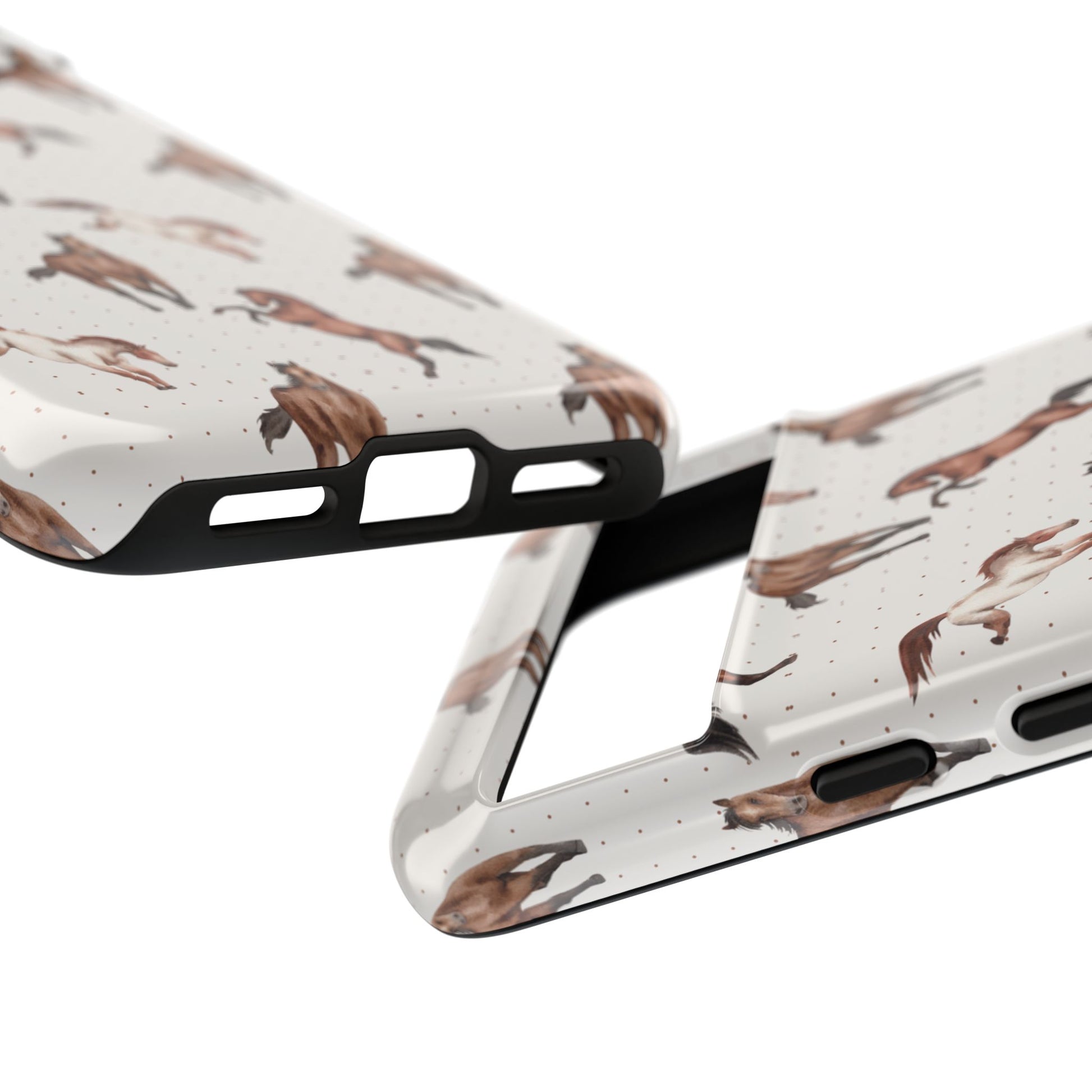 Wild Mustang Horse Pattern Phone Case – Stylish, Protective & Eco-Friendly - JGUS