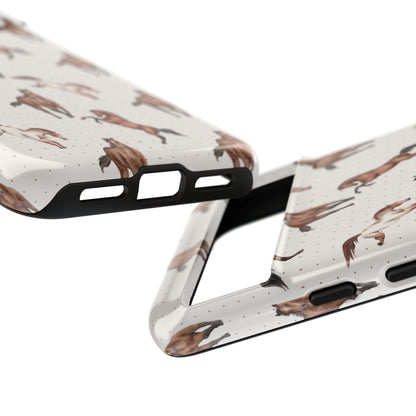 Wild Mustang Horse Pattern Phone Case – Stylish, Protective & Eco-Friendly - JGUS