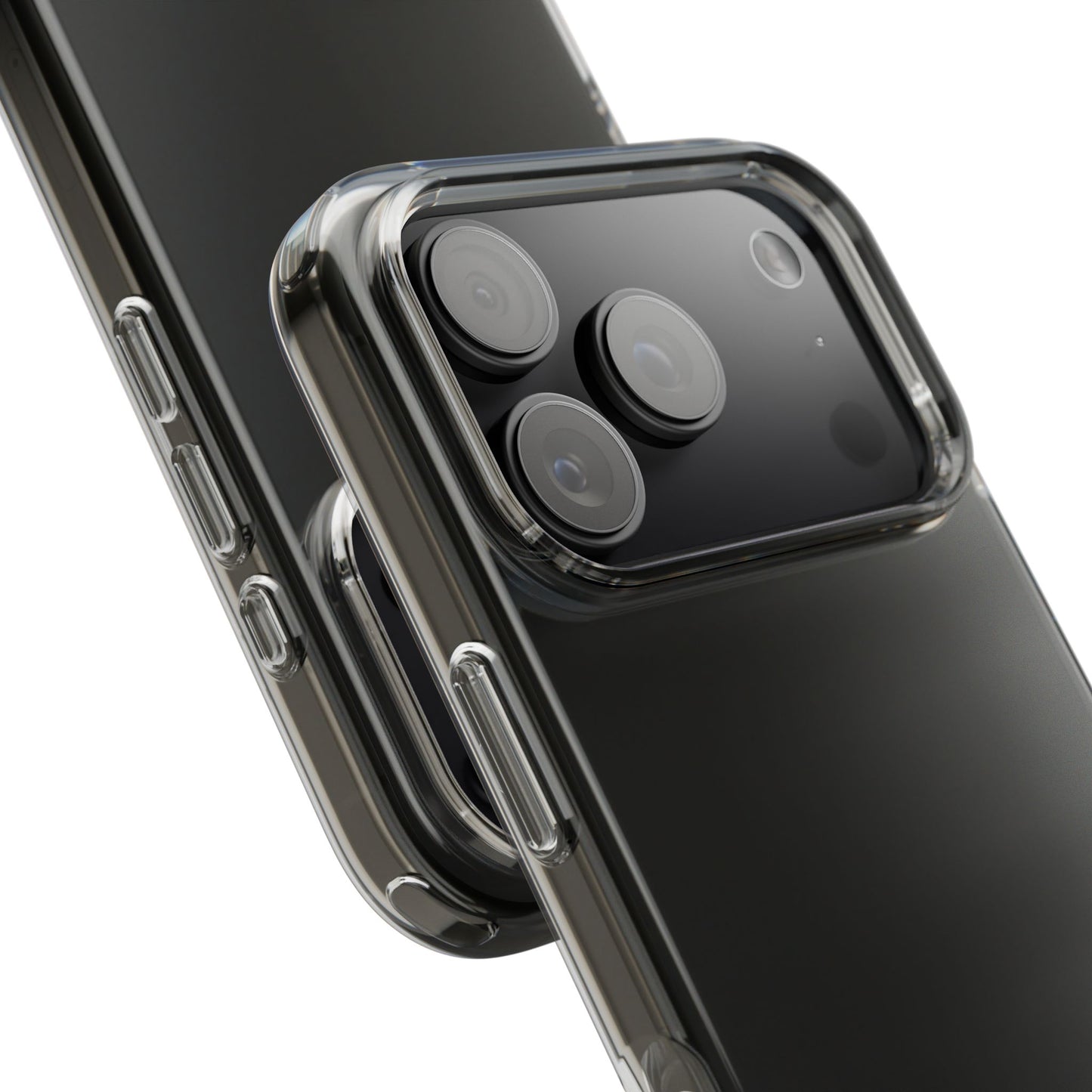 Crystal Clear Non-Yellowing Phone Case – Shockproof, Anti-Scratch Bumper Cover for iPhone & Samsung