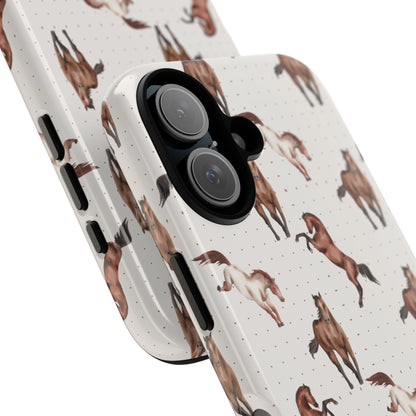Wild Mustang Horse Pattern Phone Case – Stylish, Protective & Eco-Friendly - JGUS