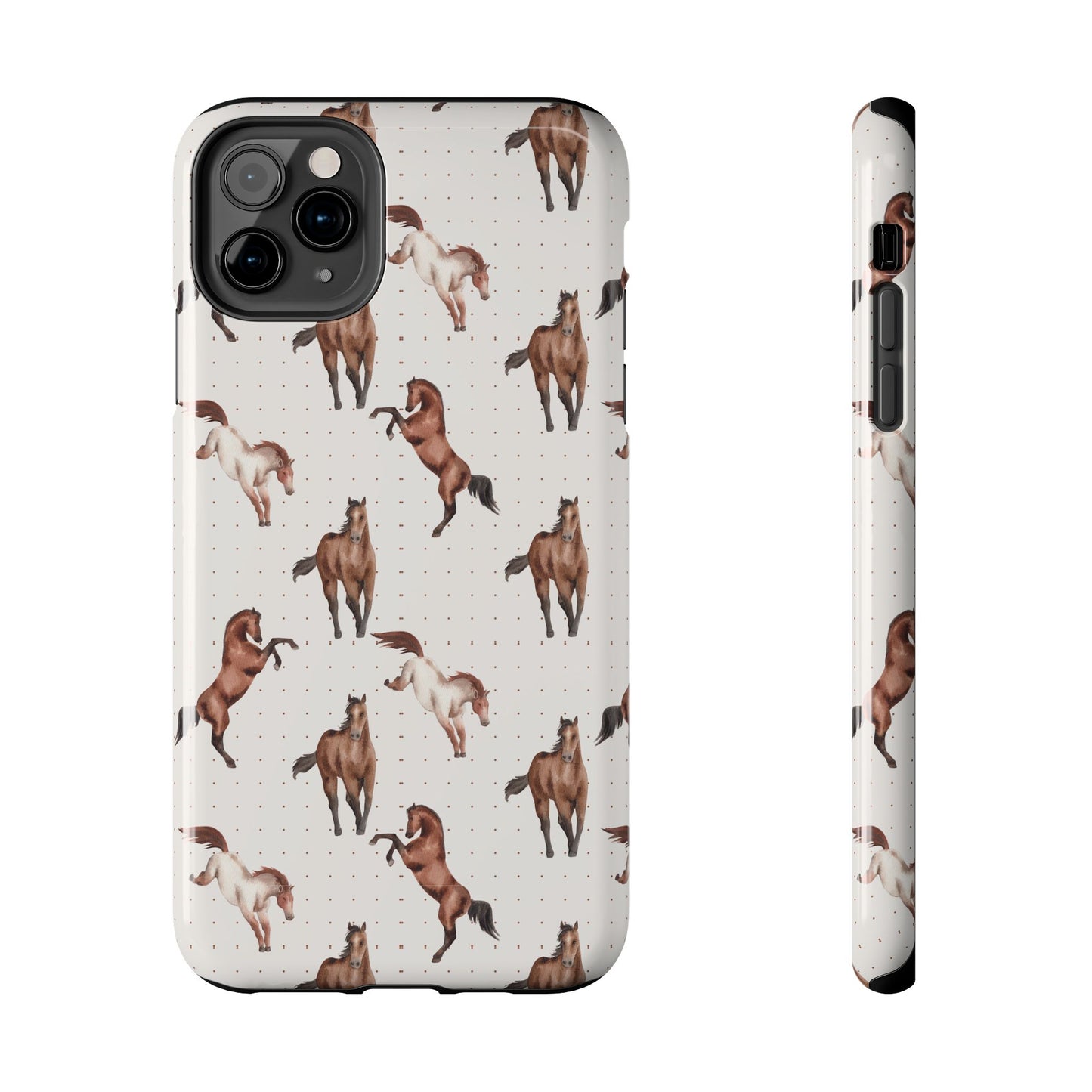 Wild Mustang Horse Pattern Phone Case – Stylish, Protective & Eco-Friendly