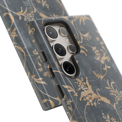 Old-Fashioned Flower Phone Case – Aesthetic Protective Cover for iPhone & Samsung - JGUS