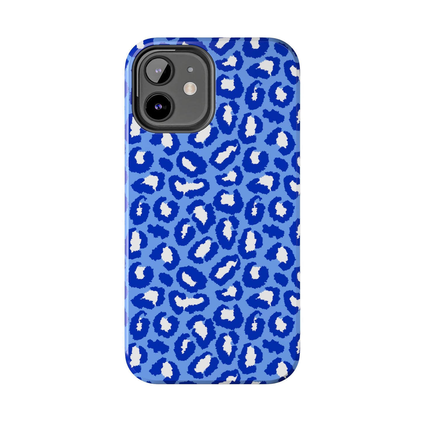 Leopard Vibes - Blue Edition Phone Case for iPhone & Samsung - Stylish & Durable Animal Print Case