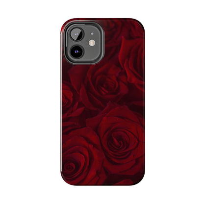 Velvet Rose - Burgundy Floral Phone Case