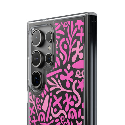 Abstract Vibes Clear Phone Case