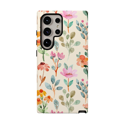 Petal Splash Watercolor Symphony Phone Case