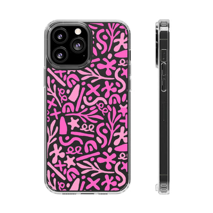 Abstract Vibes Clear Phone Case