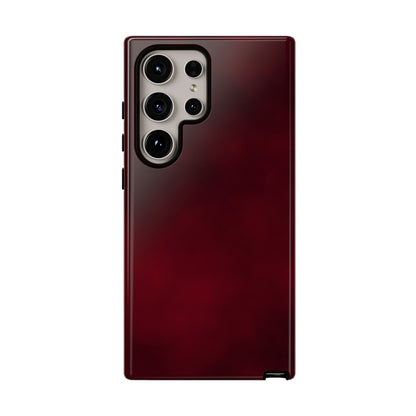 Vintage Burgundy Cherry Phone Case – Elegant Floral Design for iPhone 17 & Samsung Galaxy | Tough Protective Cover - JGUS