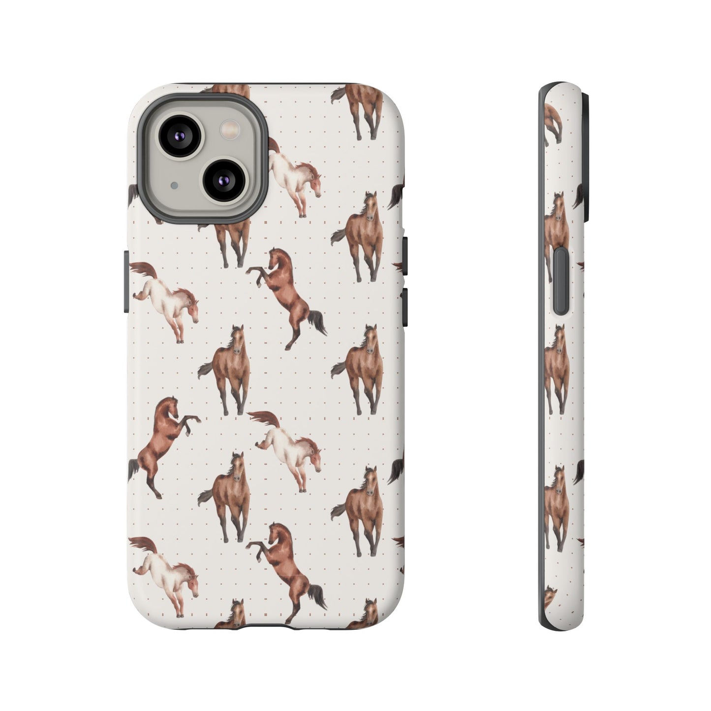 Wild Mustang Horse Pattern Phone Case – Stylish, Protective & Eco-Friendly - JGUS