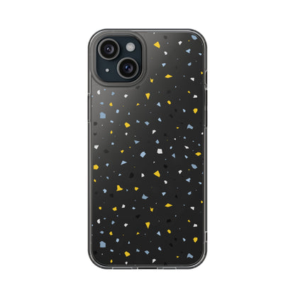 Terrazzo Chic Clear Phone Cases